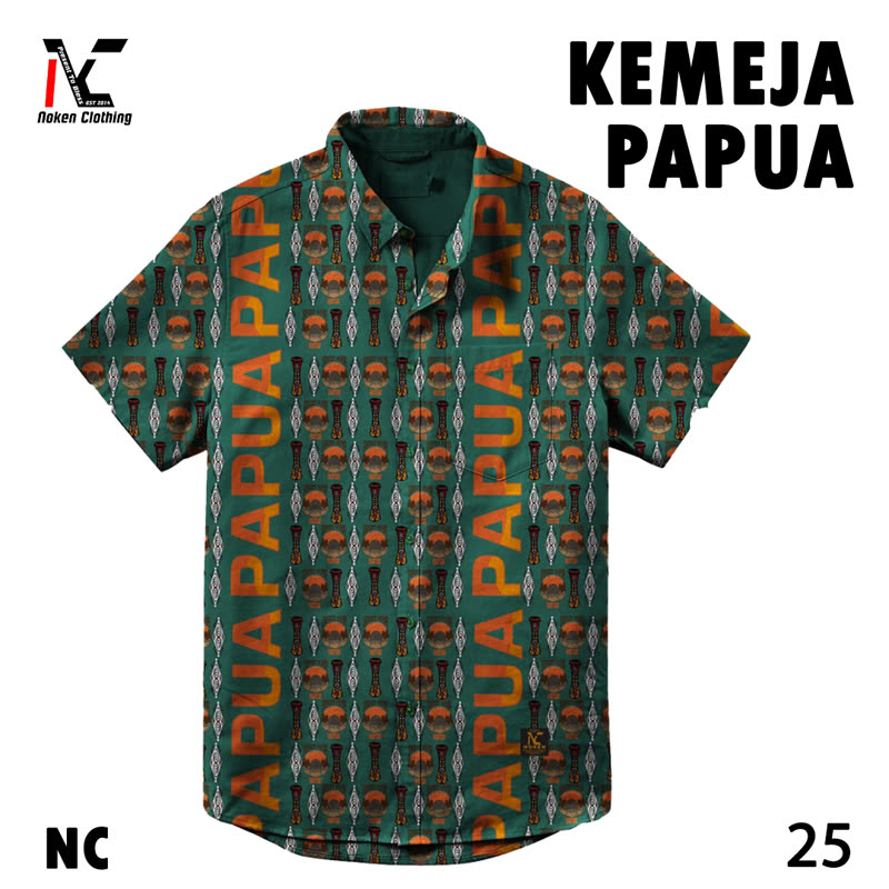 Kemeja Papua Noken Clothing motif No. 25