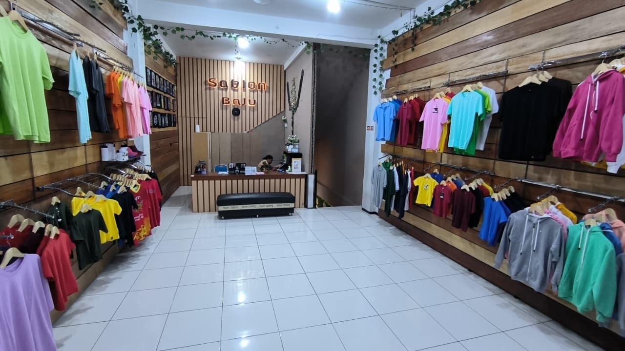 Hasil sablon Noken Sablon Jayapura
