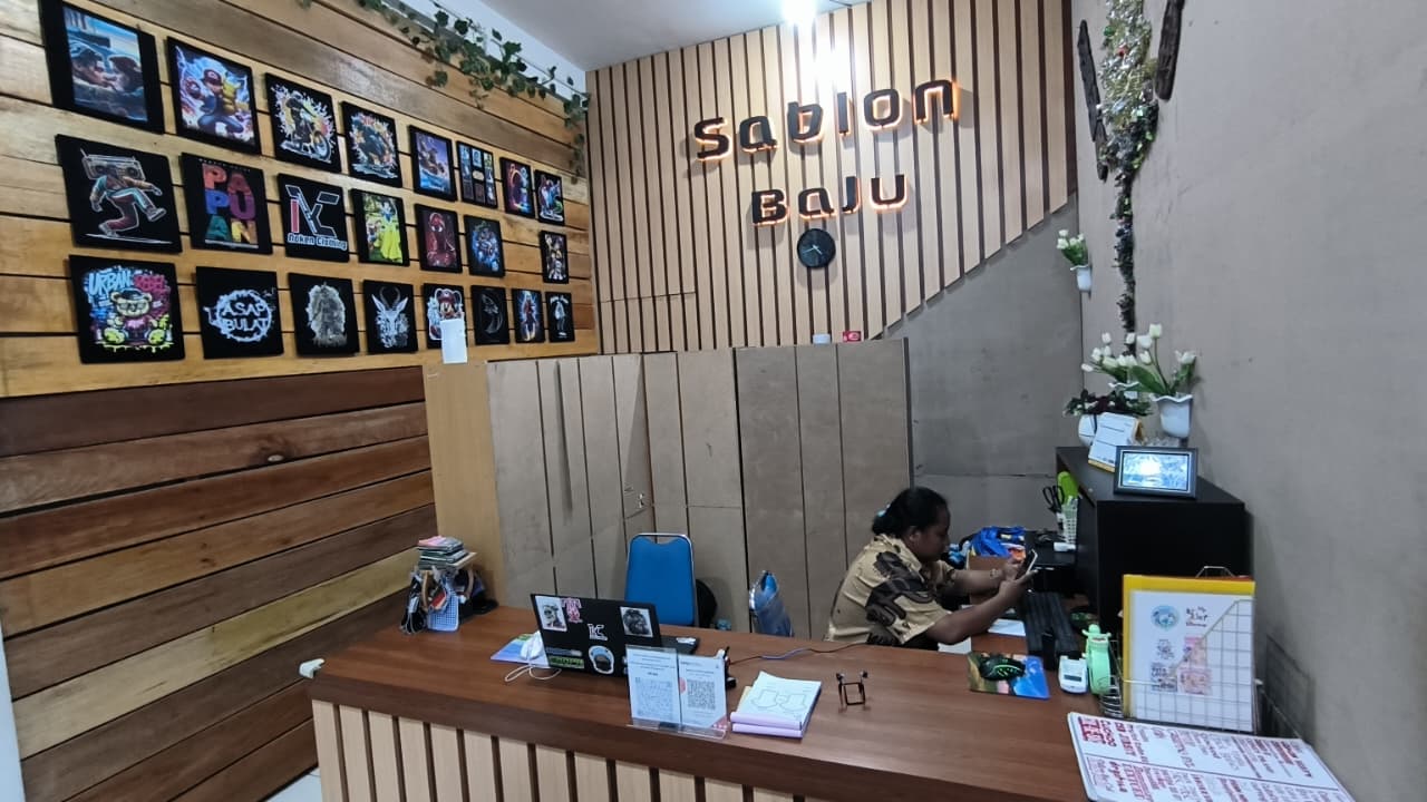 Hasil sablon Jayapura